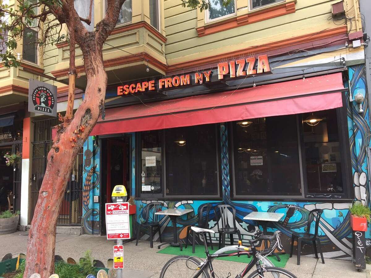 Two Escape From New York Pizza locations are closing. Pictured here is the Mission location.