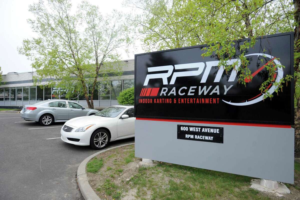 Tenants in the Stamford Executive Park include the RPM Raceway go-karting track and entertainment center.