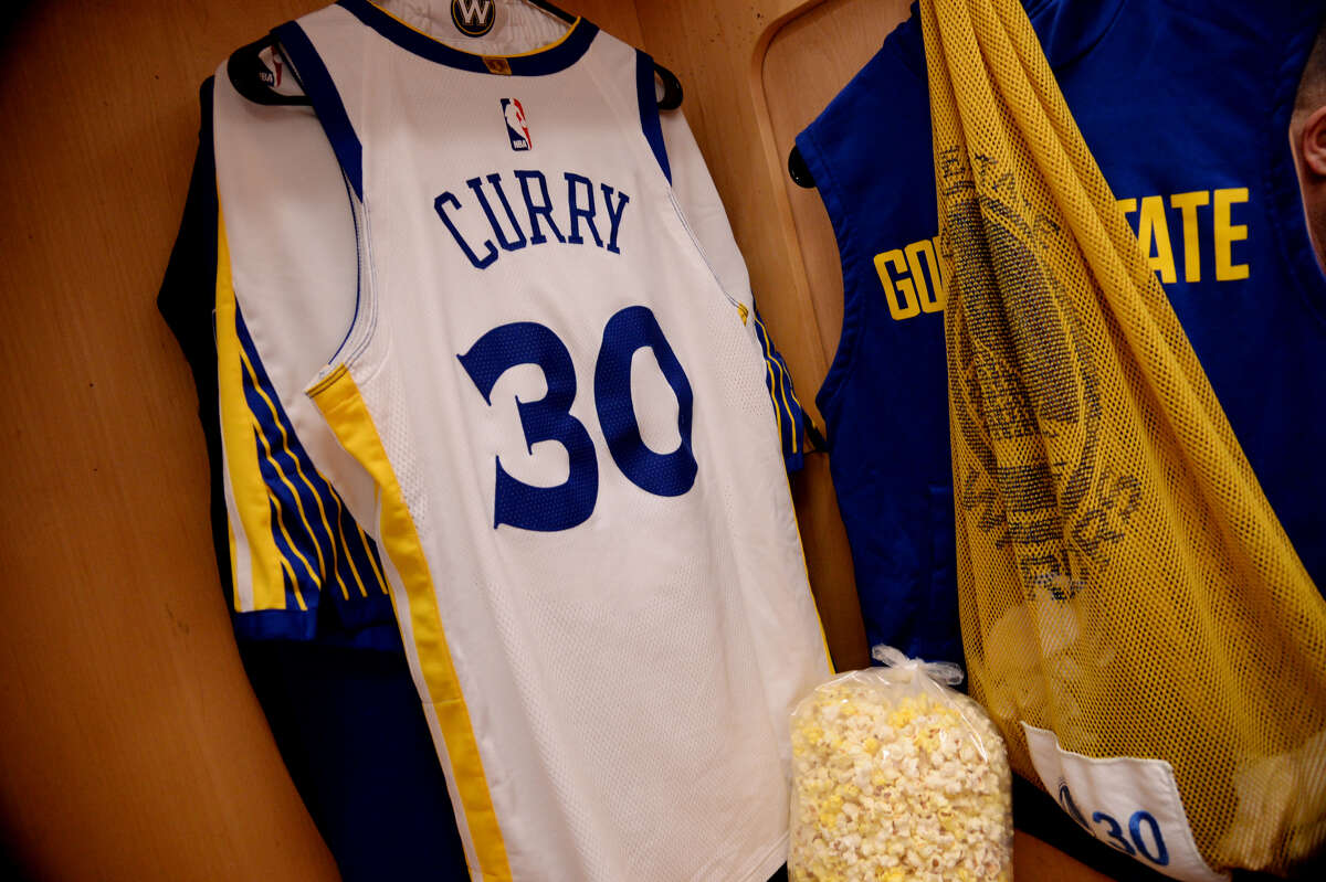 Photos: Stephen Curry has ranked his top popcorn picks at all 29 N.B.A. arenas for the New York Times, with Houston's Toyota Center coming in at No. 7. There's a bag of popcorn in Steph Curry’s locker before a 2018 playoff game at Toyota Center.>>>See more on Steph Curry's popcorn rankings ...