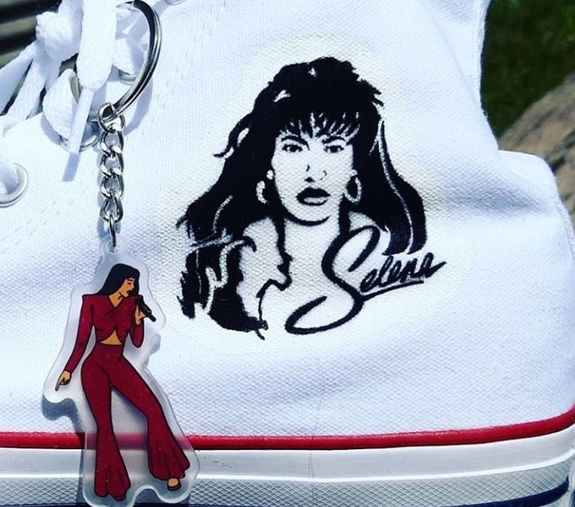 Kicks with pride Custom Selena Converse Chuck Taylor All Star made for Fiesta de la Flor