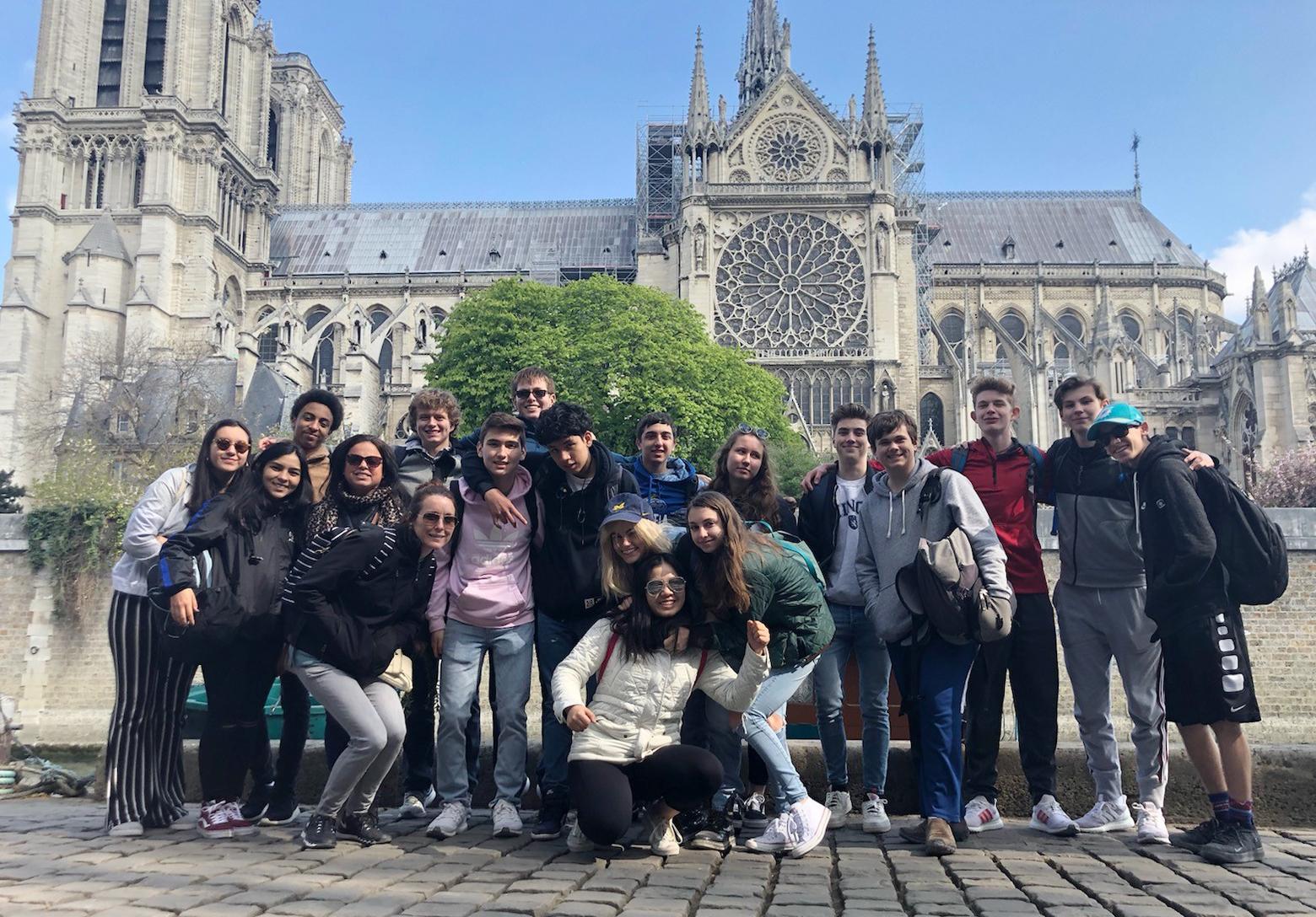 Greenwich Students Among The Last To Visit Notre Dame Greenwichtime