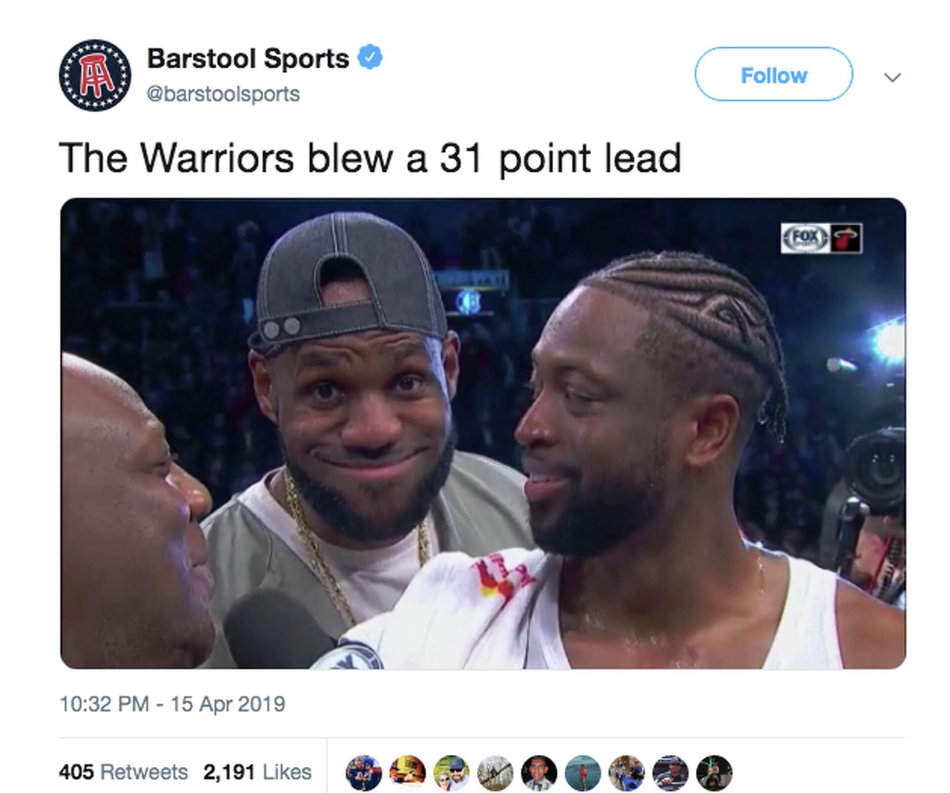 Dreaded '3-1' jokes return after Warriors blow 31-point lead to