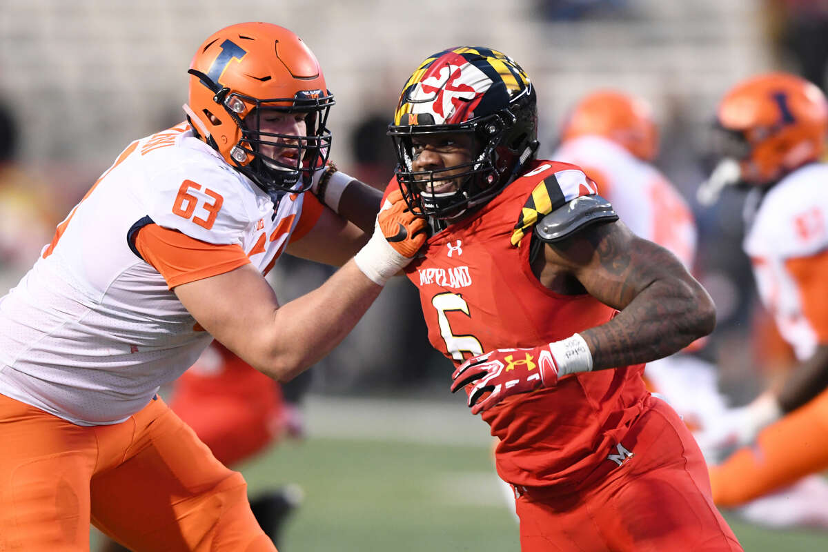 Maryland's Jessie Aniebonam had 39 tackles, five for losses and two sacks.