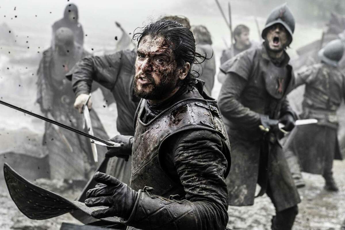 Kit Harington appears in a scene from "Game of Thrones."