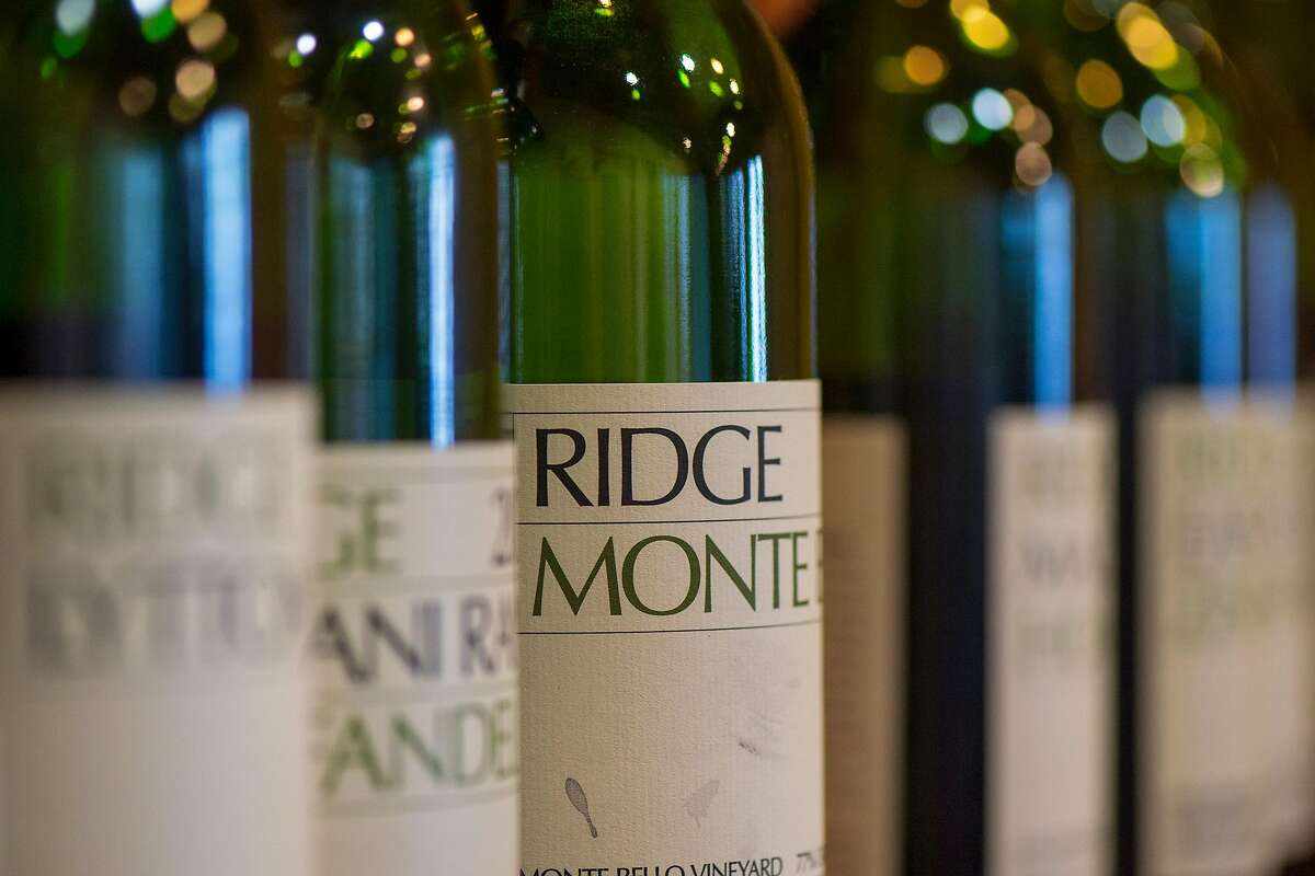 Bottles at Ridge Vineyards.