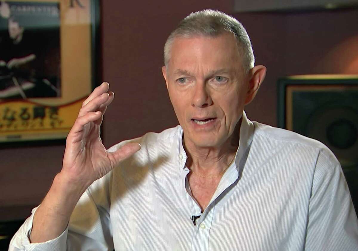 This Dec. 19, 2018 image taken from video shows Richard Carpenter, who with his sister Karen formed the duo The Carpenters, during an interview at his home in Westlake Village, Calif.