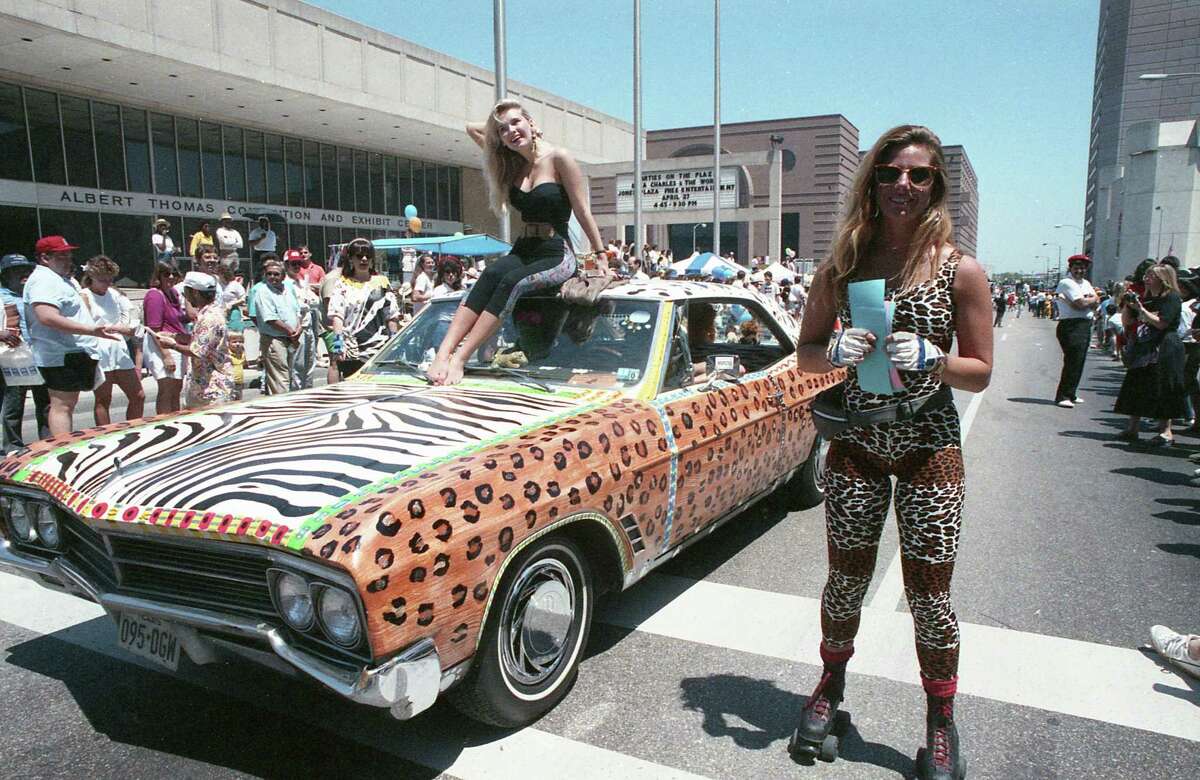 Second-annual art car parade at the Houston International Festival, April 22, 1989.