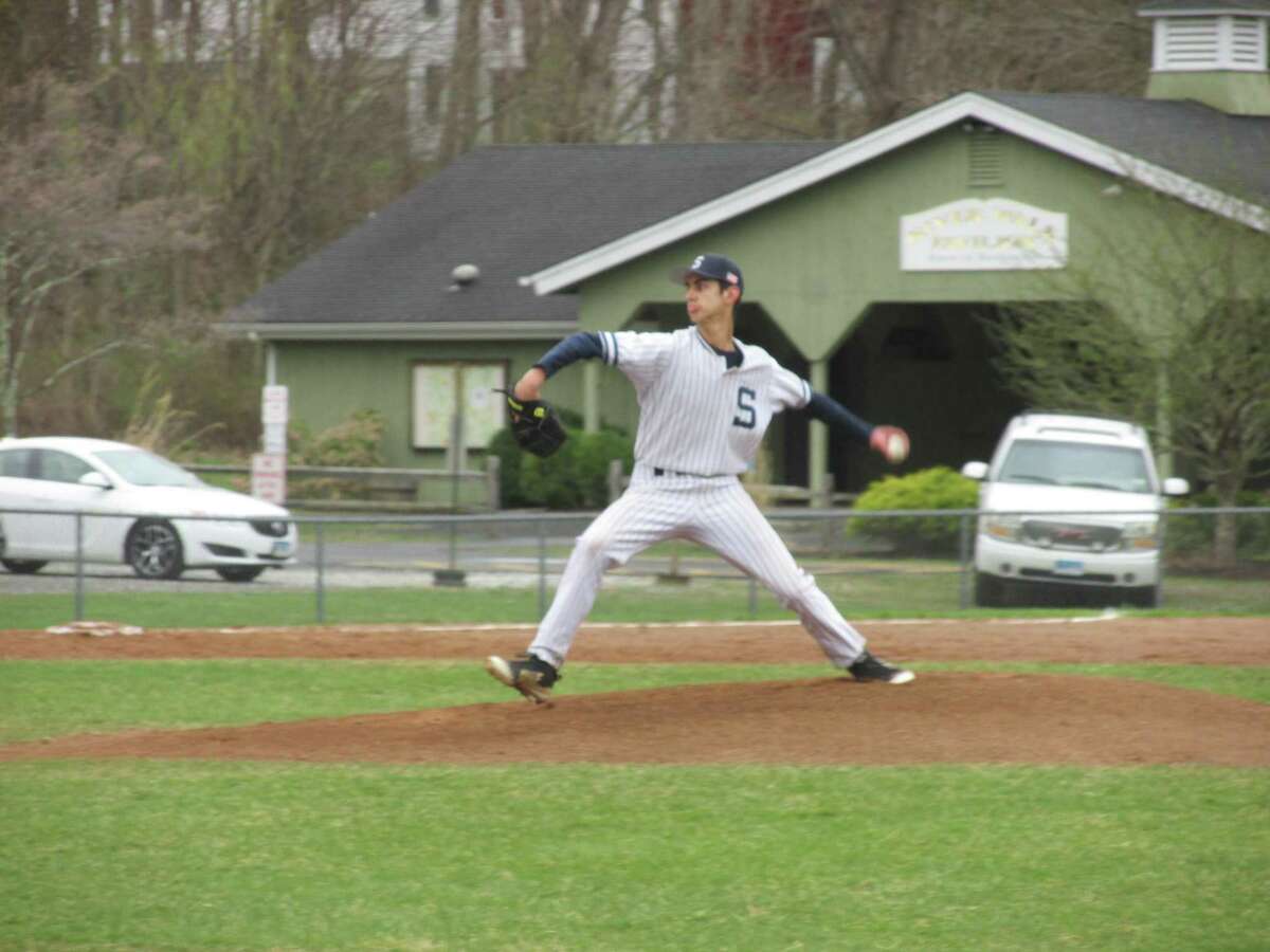 Shepaug starter Dom Perachi struck out nine Highlander batters in the Spartans’ close win over Northwestern for the Berkshire League lead Thursday afternoon at Washington Depot’s Ted Alex Field.