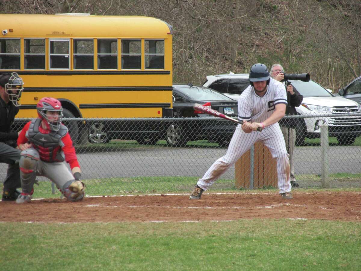 Shepaug’s Chance Dutcher came through at bat and on the mound in a tight win over Northwestern for the Berkshire League lead Thursday afternoon at Washington Depot’s Ted Alex Field.