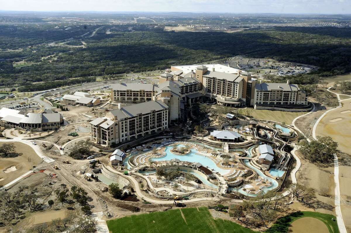 The JW Marriott of San Antonio Hill Country Resort and the TPC San Antonio golf course as they were nearing completion in 2010. BILLY CALZADA / gcalzada@express-news.net