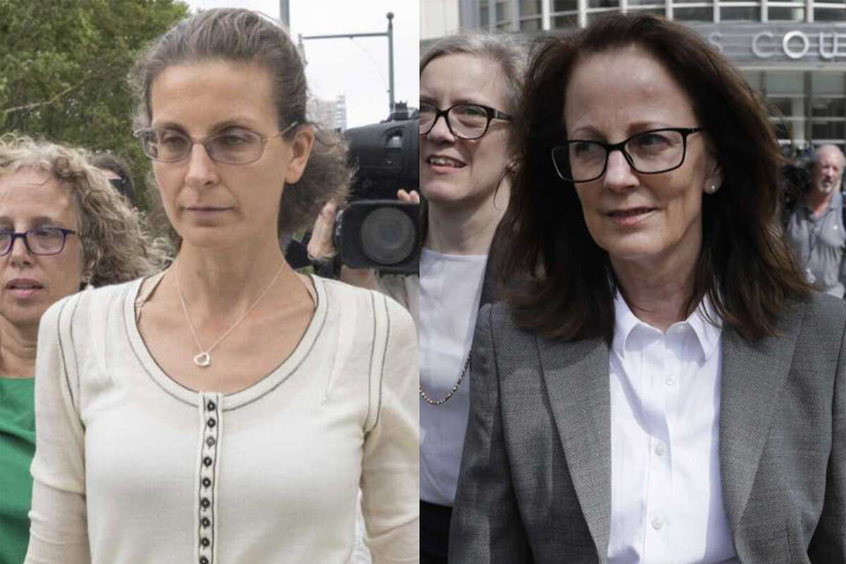 Seagram's liquor empire heiress Clare Bronfman, left, and Kathy L. Russell, a longtime bookkeeper for NXIVM, both pleaded guilty to federal criminal charges. Russell pleaded to a single count of visa fraud related to a letter she wrote that included bogus data about a NXIVM associate, Loreta Garza. Bronfman pleaded guilty to two felonies: conspiracy to conceal and harbor illegal aliens for financial gain, and fraudulent use of identification. (Associated Press)