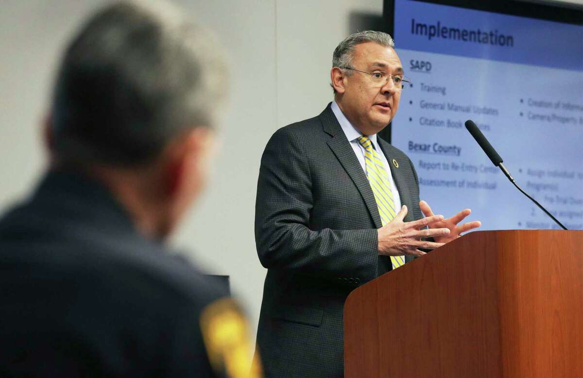 District Attorney Joe Gonzales announced Friday the details of a new program called cite and release, giving police officers thr discretion to cite, rather than arrest, people for certain misdemeanors.