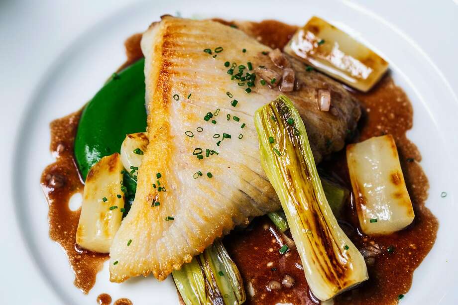 Skate wing bordelaise photographed at Verjus in San Francisco, Calif. on Monday, April 1, 2019. Photo: Stephen Lam, Special To The Chronicle