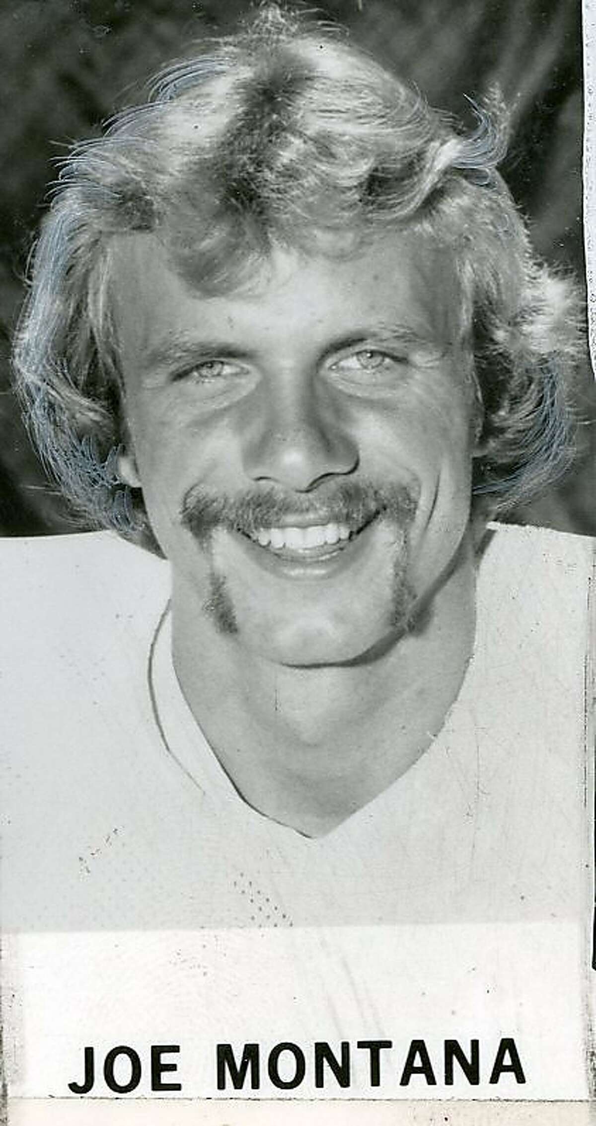 Team handout photo for rookie quarterback Joe Montana Photo ran 11/19/1979, p. 67 Handout