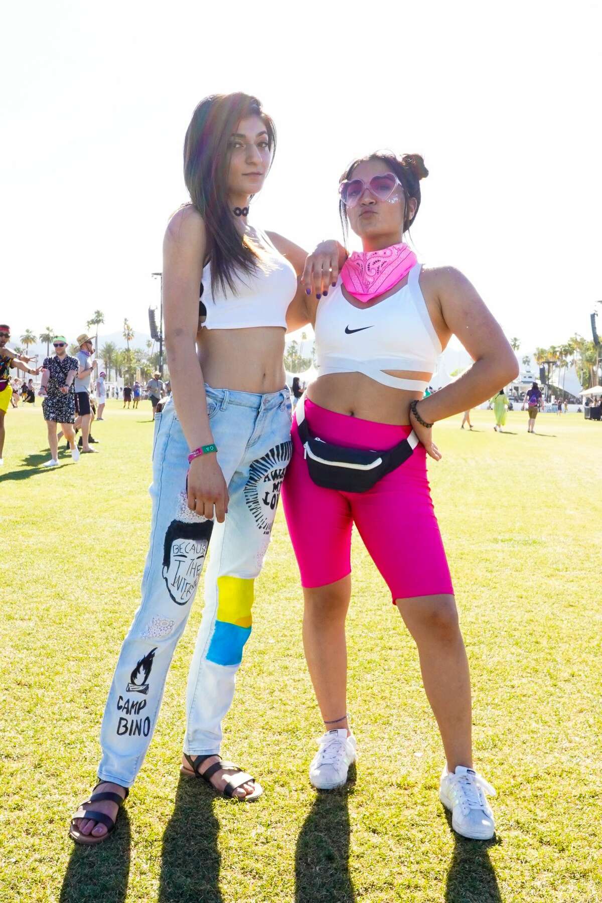 Colorful and barelythere outfits still dominate at Coachella 2019