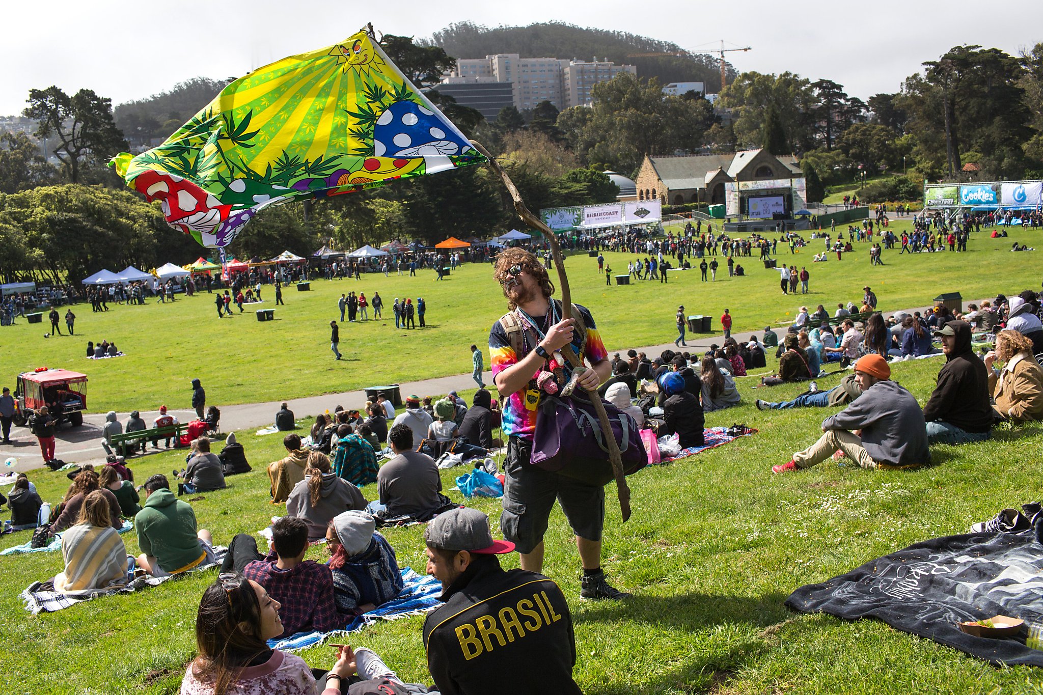 High turnout for annual 420 pot festival on Golden Gate Park’s Hippie Hill