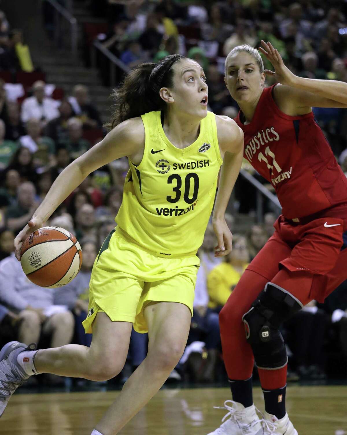 Reigning WNBA MVP Breanna Stewart is expected to miss the upcoming season after rupturing the Achilles’ tendon in her right leg.