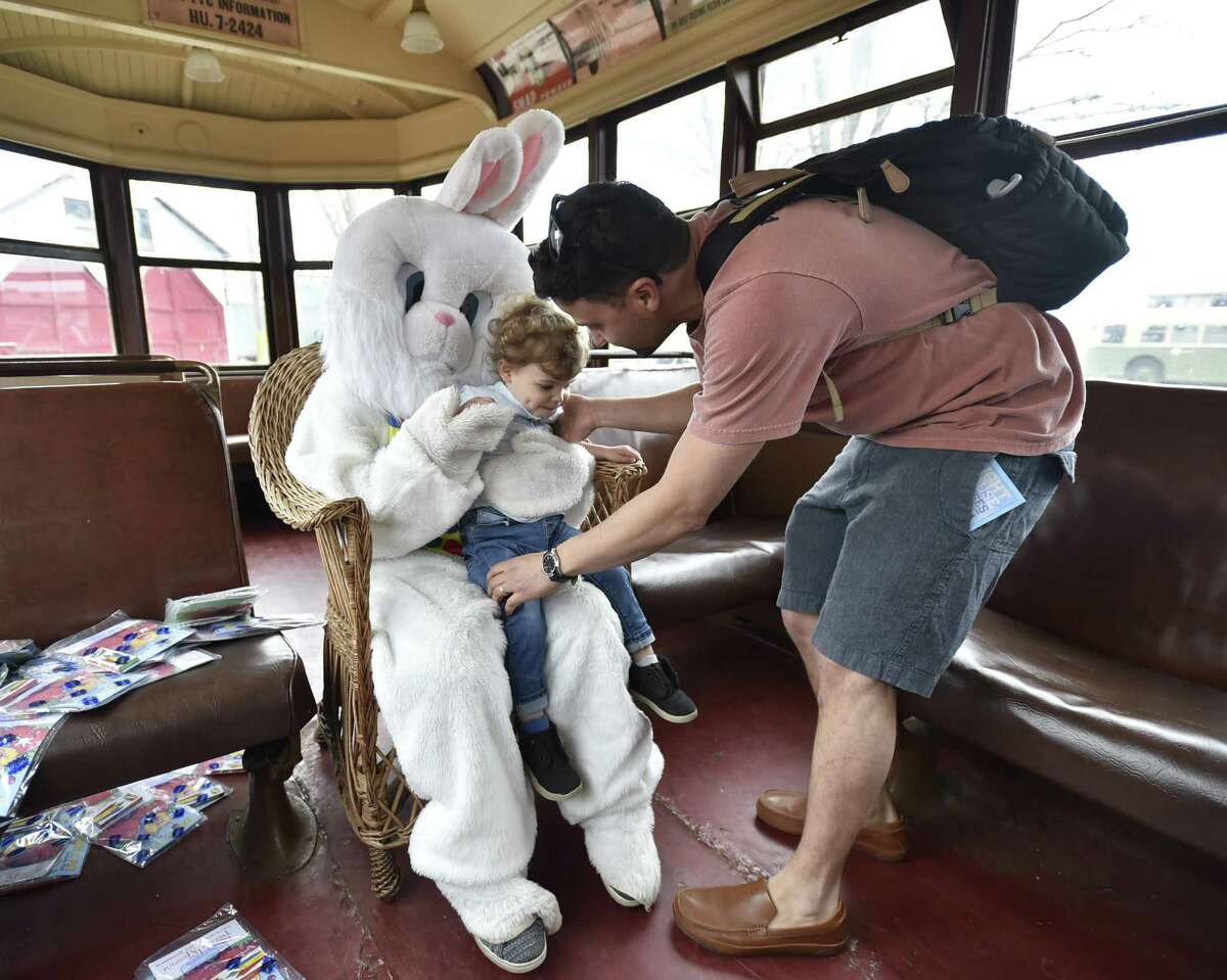 Easter Bunny Trolley Rides, East Haven Hop aboard for this Easter-inspired train ride featuring the most famous bunny around - the Easter Bunny. Photo opportunities take place at the Shore Line Trolley Museum on Saturday and Sunday. Find out more. 