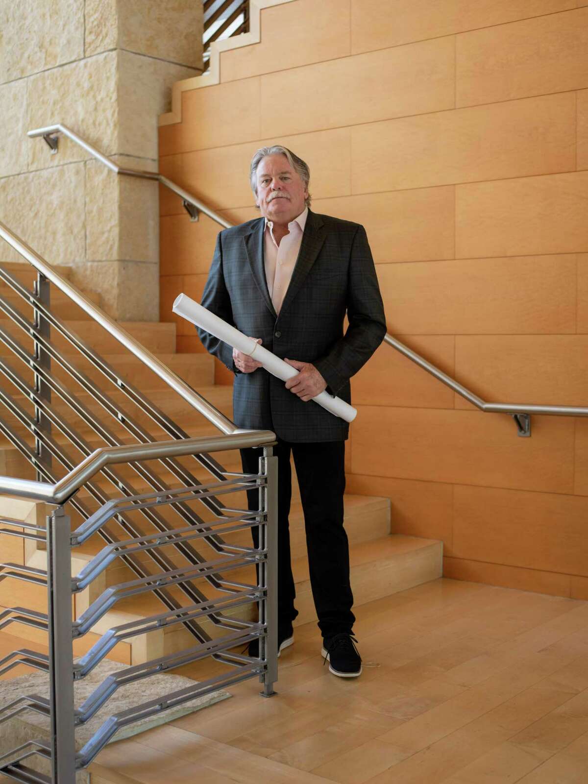 Developer Darren Casey is this week's Texas Power Broker, photographed at Casey Development’s offices in San Antonio, Texas on Thursday, April 18, 2019.