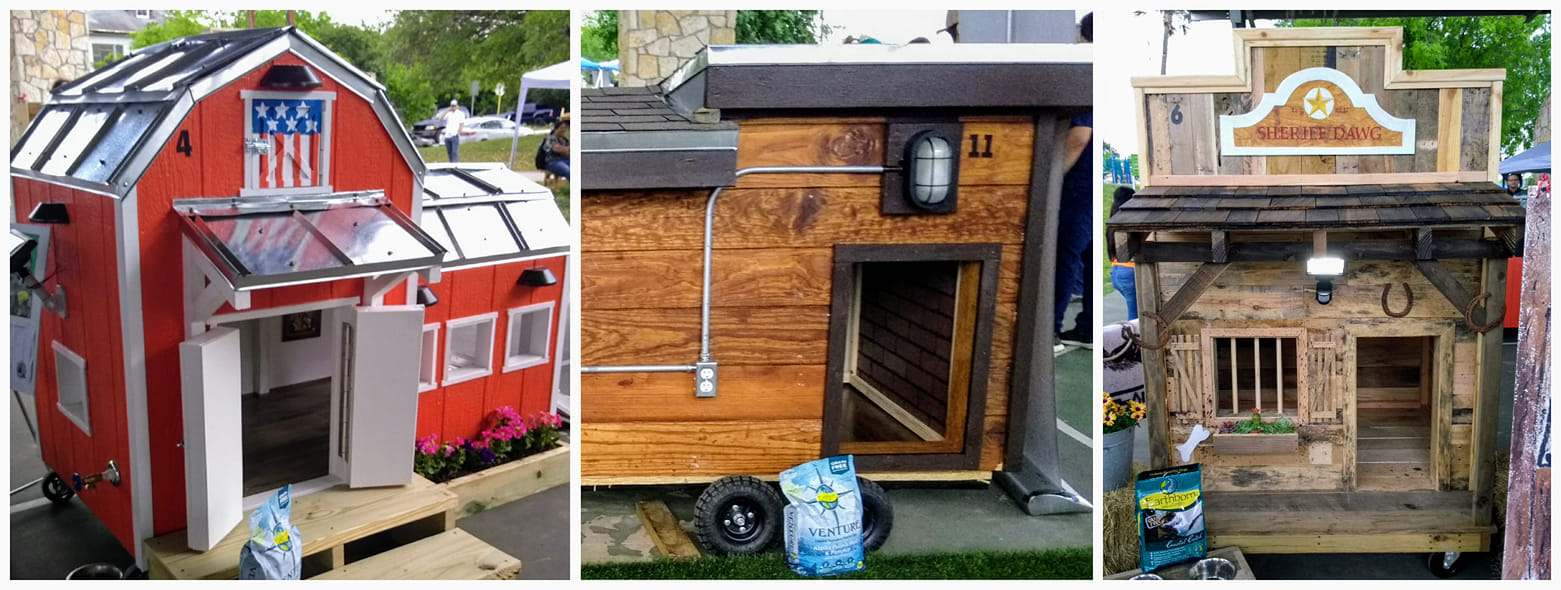 San Antonio students build elaborate custom dog houses inspired by Whataburger, Scooby Doo and more