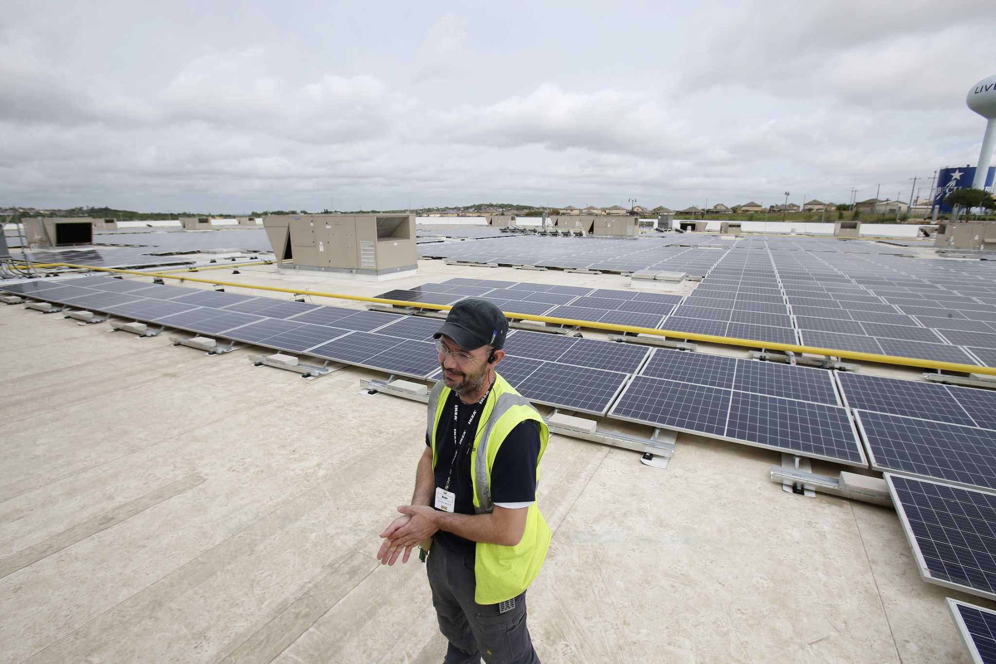San Antonio-area Ikea turns on a massive solar array
