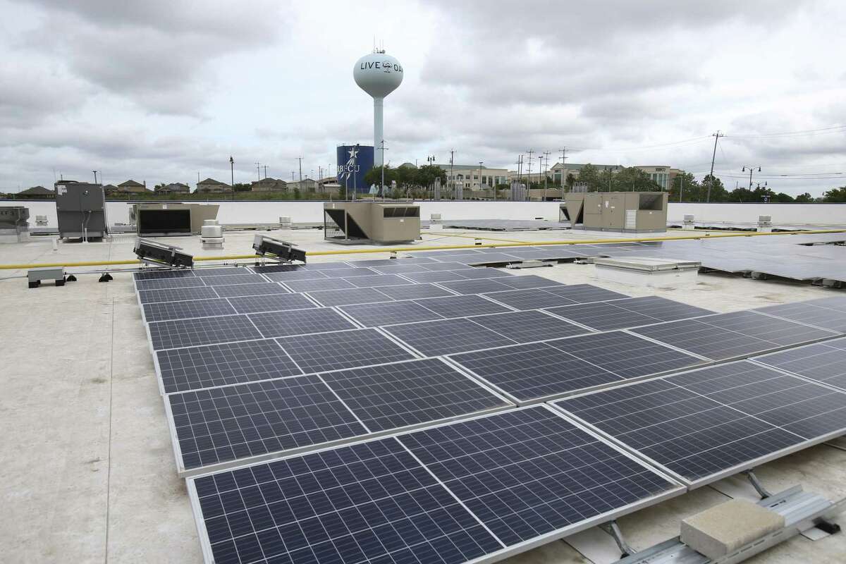 The solar array at Ikea is the second largest to come online in the San Antonio area.