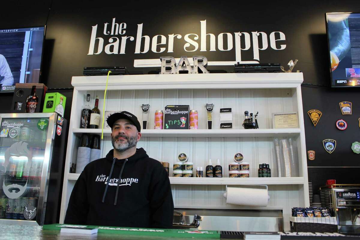 Ralph Bonadio, owner of the Barbershoppe in Trumbull.