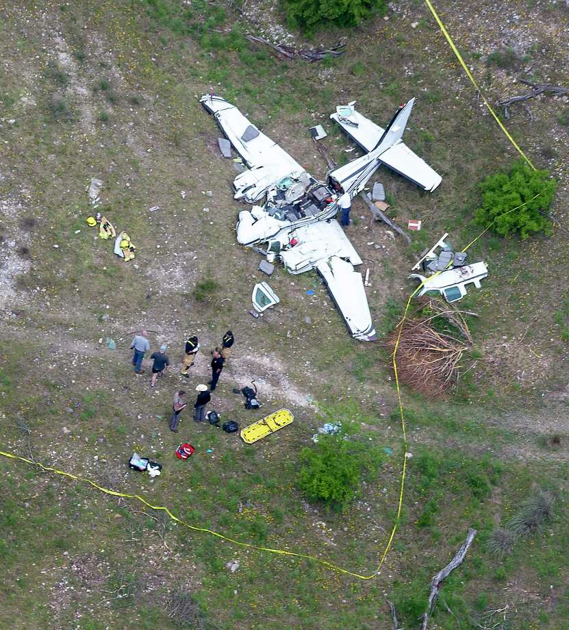 Aerial photos show aftermath of plane crash that killed 6 in Kerrville