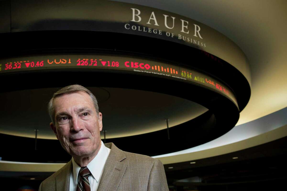 Bill Gilmer, director of the Institute for Regional Forecasting at the University of Houston's Bauer College of Business, forecasts that Houston will remain in a moderate recession through most of next year.