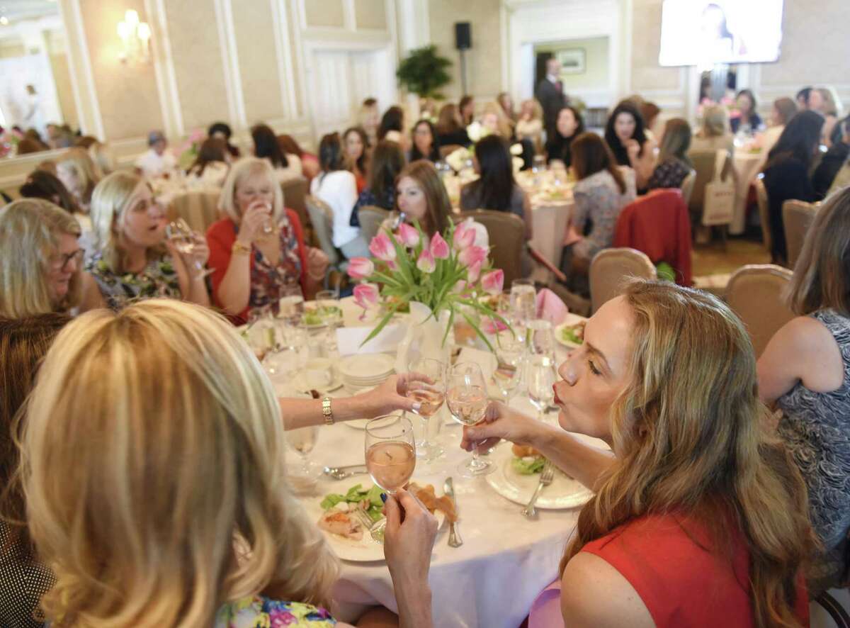 Guests attend the Greenwich United Way’s annual Sole Sisters luncheon at Greenwich Country Club Tuesday.
