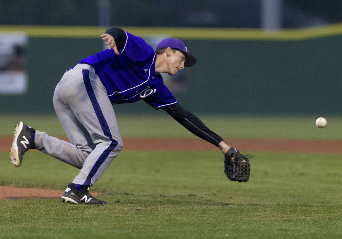 In this file photo, Willis starting pitcher Daniel Shafer (19) tries to field a ground ball during the first inning of a District 20-5A high school baseball game at Porter High School, Tuesday, March 12, 2019, in Porter.