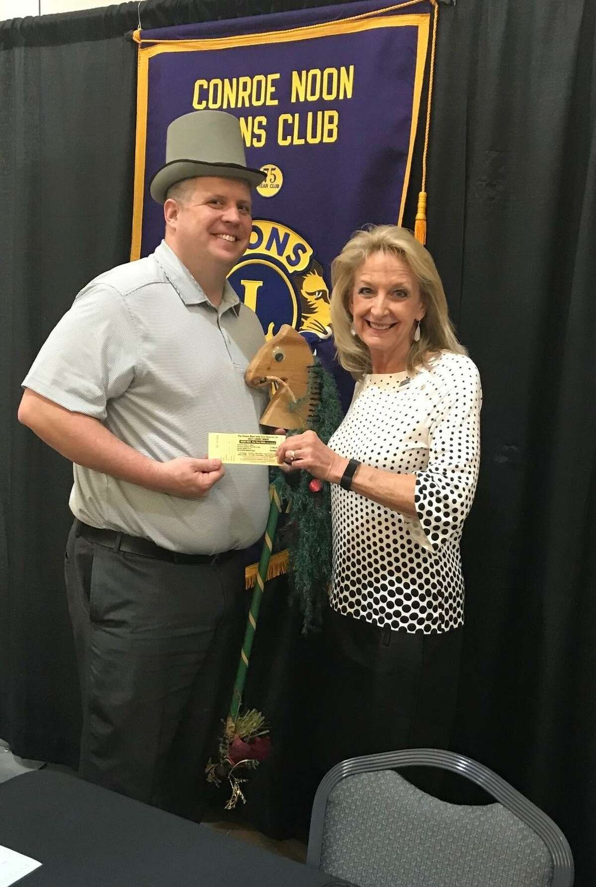 Lion Warner Phelps was selected to lead the Conroe Noon Lions Club in the club year 2022-23.
