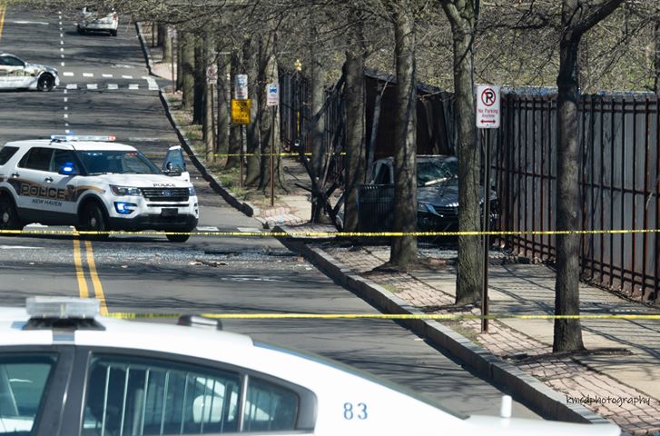 Man in critical condition after he was shot in New Haven, crashed car