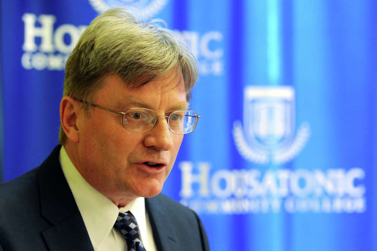 A file photo of Kurt Westby, commissioner of the Connecticut Department of Labor, in 2016 at Housatonic Community College in Bridgeport, Conn.