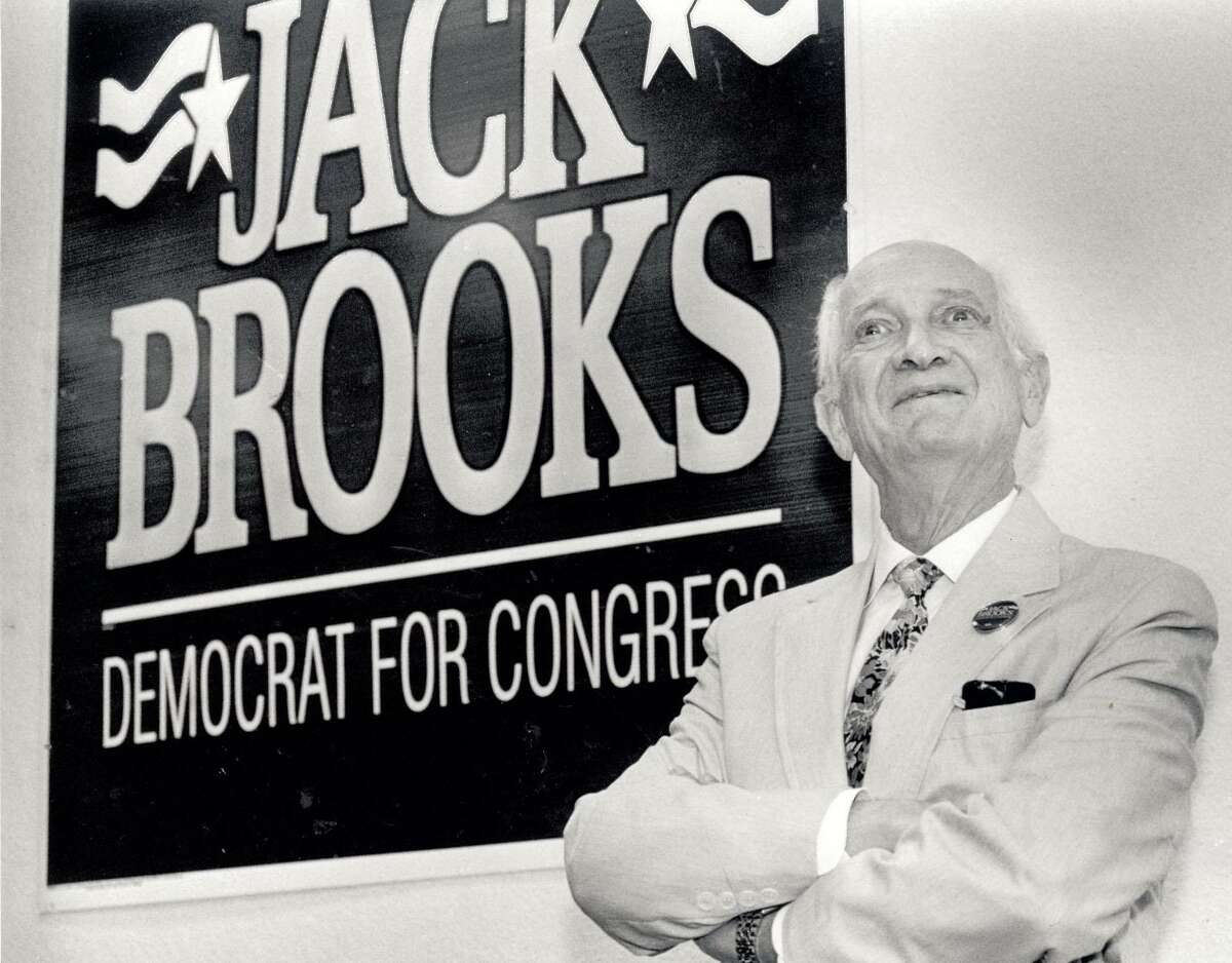 Jack Brooks during his 42 year of congress at his campaign headquarters at 310 North 11th Street in Beaumont. Photo taken in 1994 Enterprise file photo