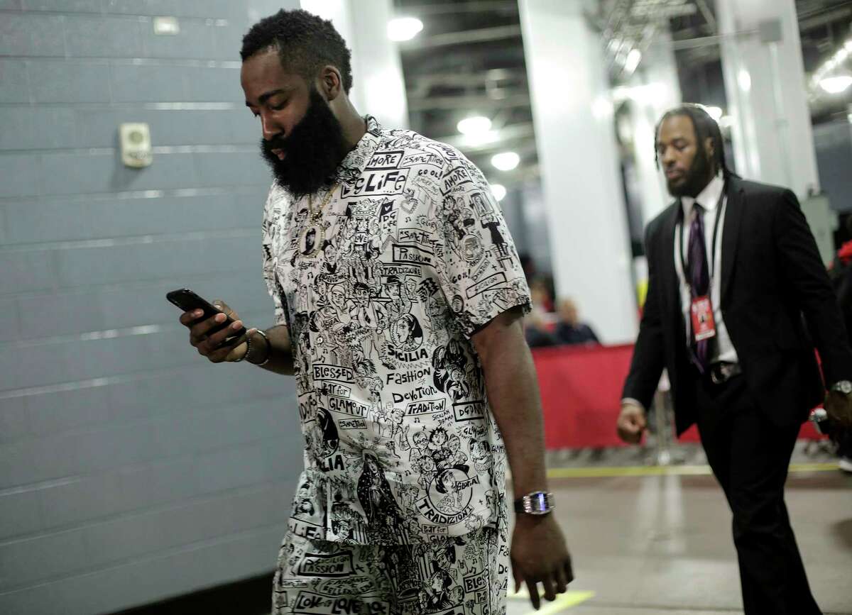 Check out the 3,000 outfit James Harden wore to Game 5