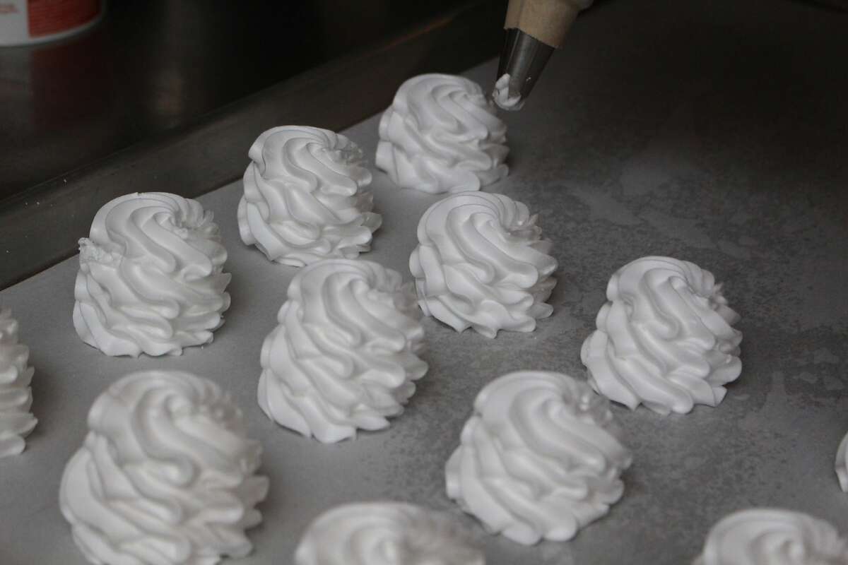 Meringues made with Clara Foods' egg white proteins.
