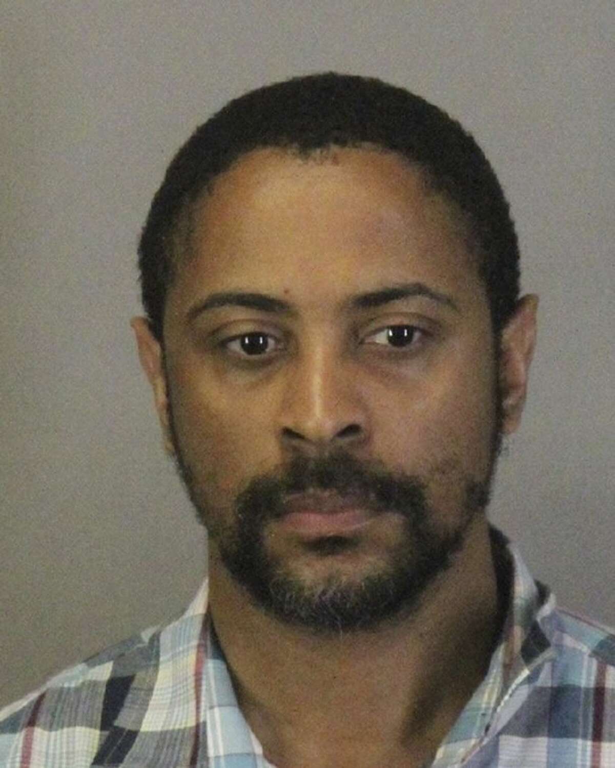 This photo released Wednesday, April 24, 2019, by the Sunnyvale Department of Public Safety shows Isaiah Joel Peoples. Police in Northern California have identified the man arrested after he allegedly deliberately plowed into a group of people. The Sunnyvale Department of Public Safety says 34-year-old Peoples, of Sunnyvale, Calif., was arrested Tuesday. (Sunnyvale Department of Public Safety via AP)