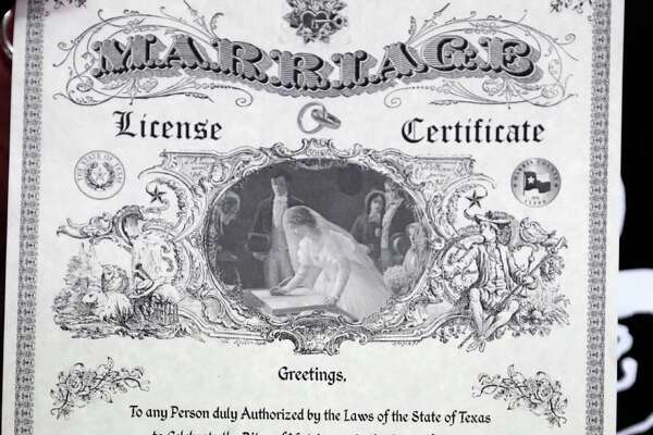 Harris County Clerk Ditches Bride Groom Art From Marriage