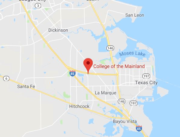 College Of The Mainland Map Police Cadet Accidentally Shoots Two Classmates At Texas City Law  Enforcement School