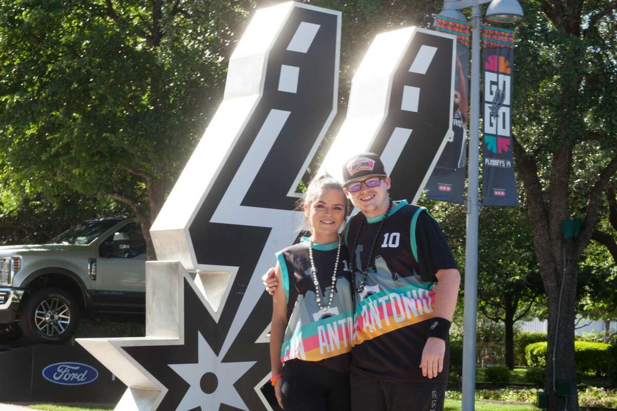 Spurs fans gathered at the AT&T Center Thursday night as the Silver & Black took on the Denver Nuggets for Game 6 of the NBA playoff series.