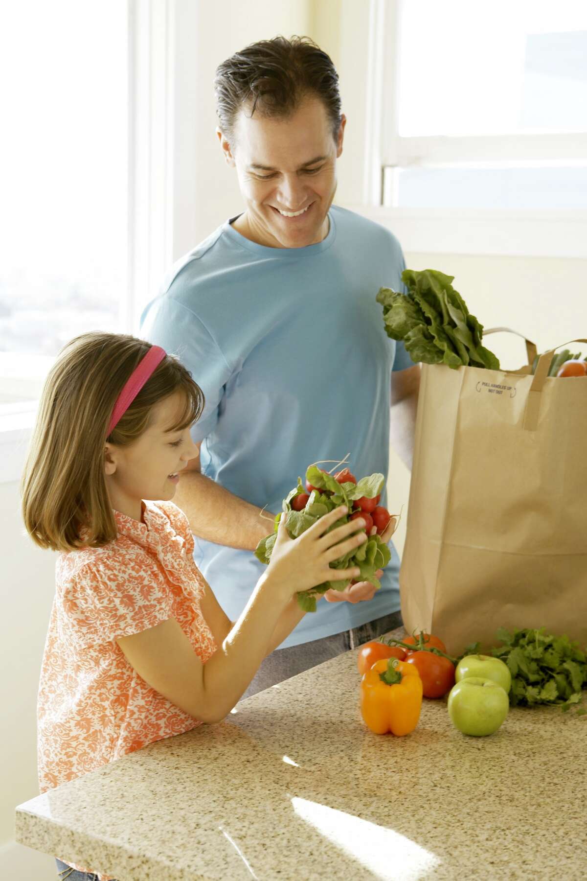 You spend more than $81 on fruit and vegetables each month.