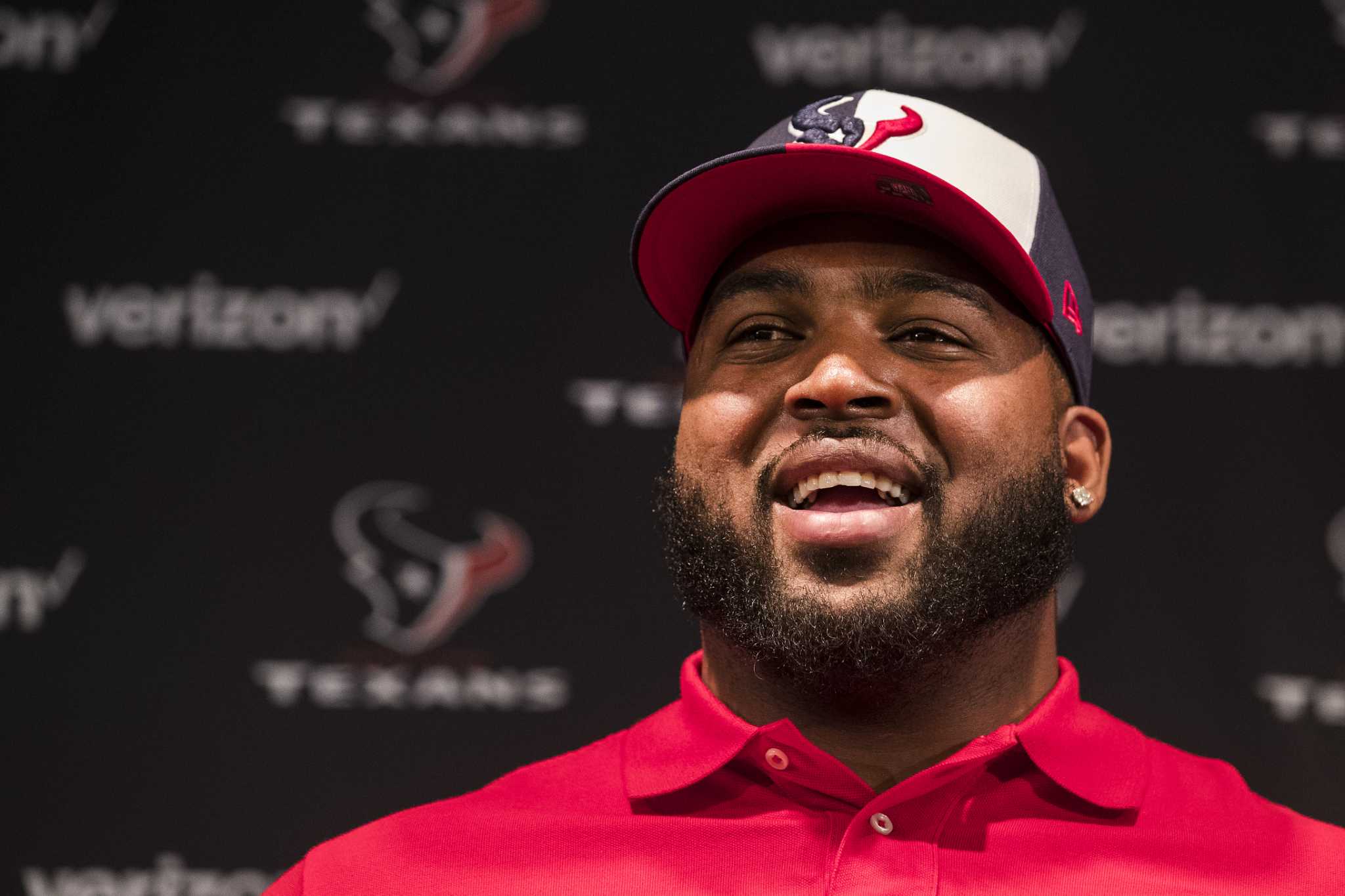 Texans introduce topdraft pick Tytus Howard