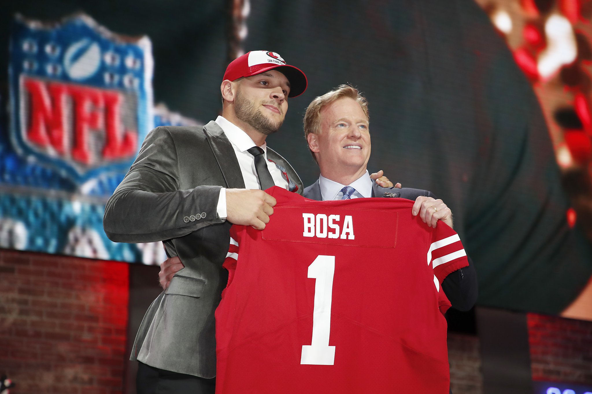 49ers draft pick Nick Bosa getting pass for his political posts