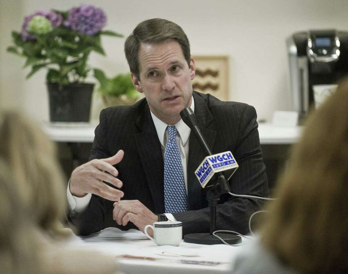 U.S. Rep. Jim Himes, seen here in April, is not on board with opening an immediate impeachment inquiry into President Donald Trump. But he said events of the past week are part of what could “change the calculus” for him.