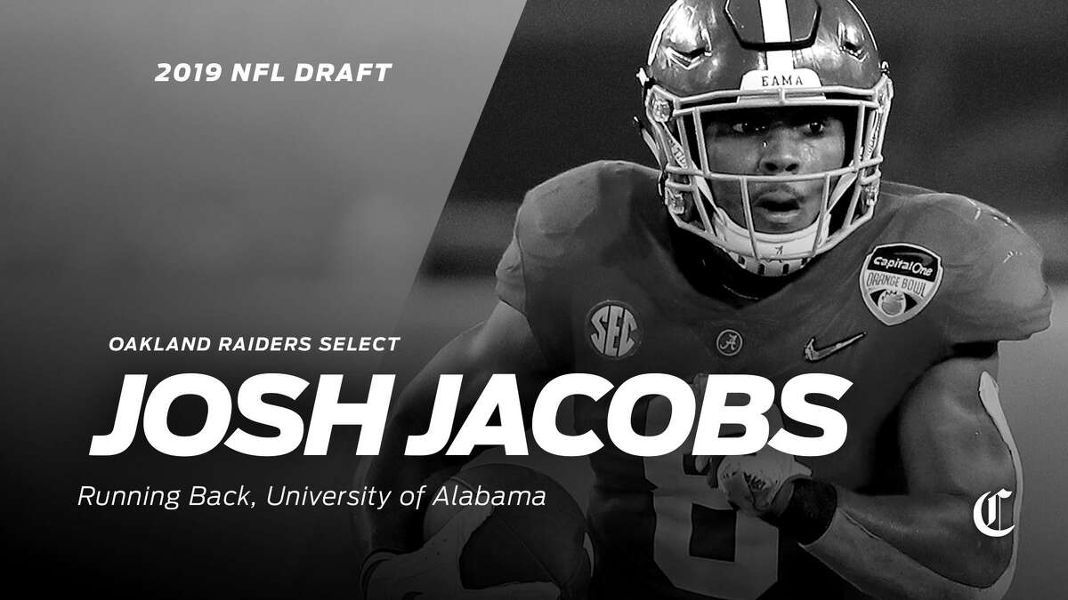 Raiders draft Alabama's Josh Jacobs, potential new lead RB, at No. 24