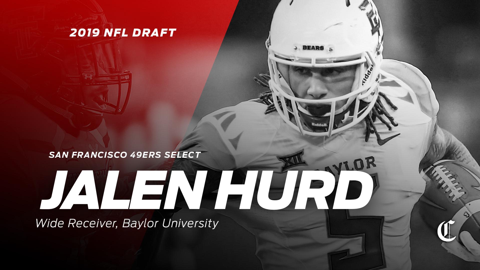 49ers Third Round Pick Baylor Wr Jalen Hurd Sfchronicle Com
