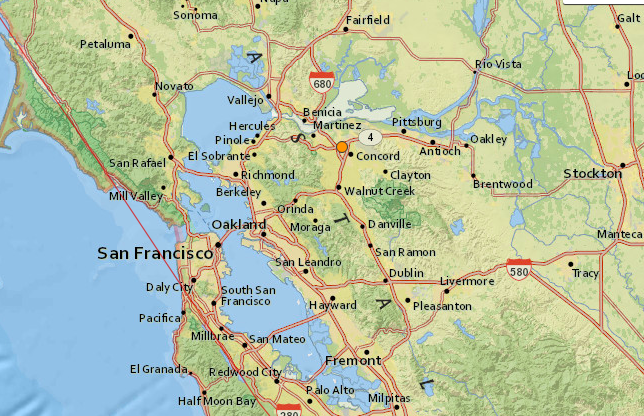 3 4 Magnitude Earthquake Rattles East Bay Sfchronicle Com