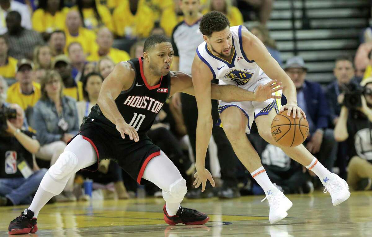 Eric Gordon's defense was cited as a key in the Rockets' first-round playoff series win over Utah.