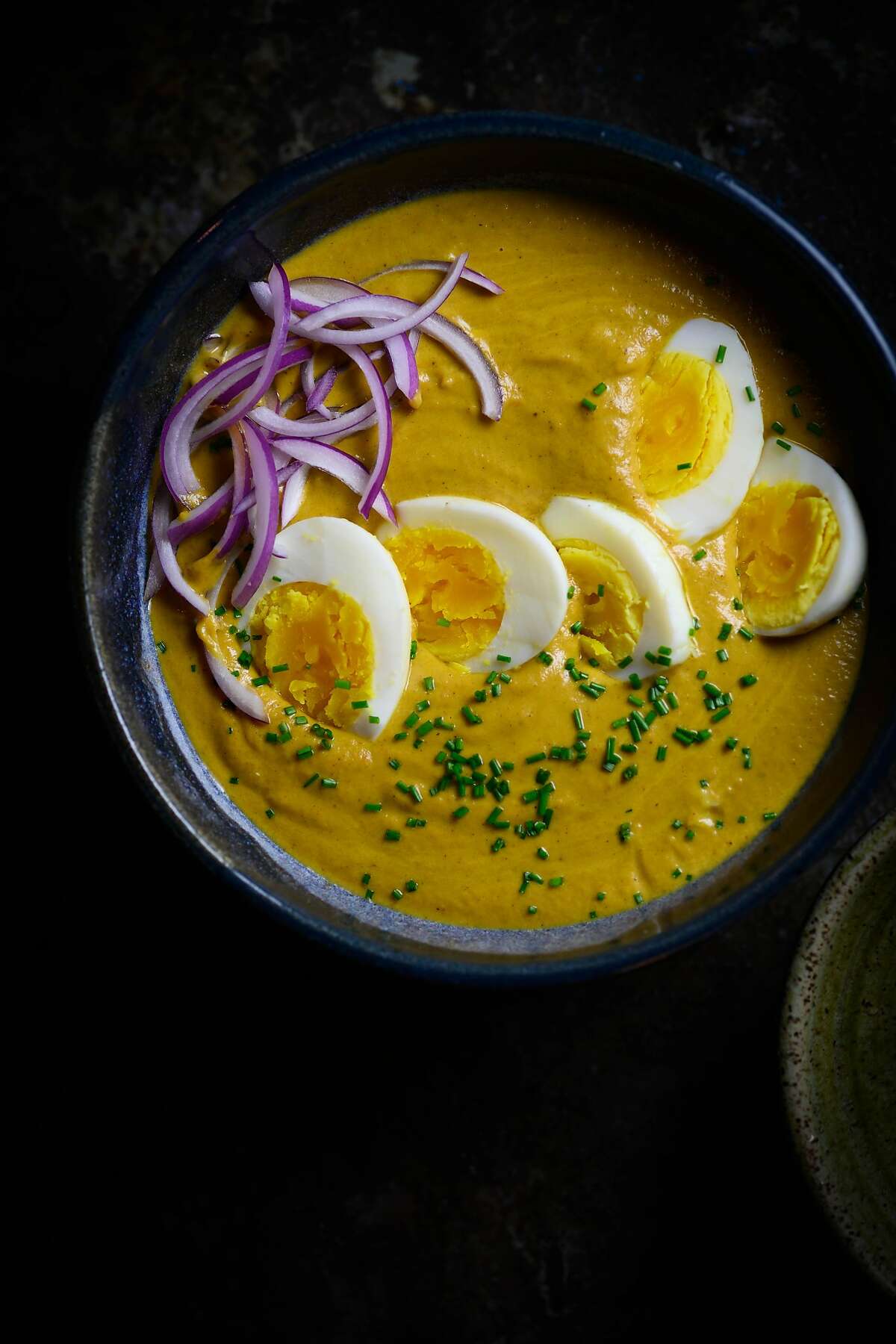 How to make egg curry, a popular Indian street food.